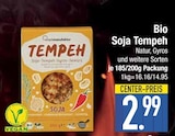 Soja Tempeh im EDEKA Prospekt Soja Tempeh von Tempehmanufaktur im aktuellen EDEKA Prospekt für 2,99 €