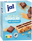 Müsli-Riegel Schokolade Angebote von ja! bei REWE Sankt Augustin für 1,29 €
