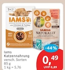 Katzennahrung von Iams für 0,49 € bei budni im Angebot Katzennahrung von Iams im aktuellen budni Prospekt