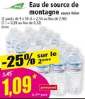 Promo Eau de source de montagne à 1,09 € dans le catalogue Norma à Raon-sur-Plaine