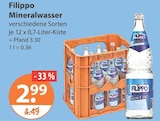 Soda im V-Markt Prospekt Mineralwasser von Filippo im aktuellen V-Markt Prospekt für 2,99 €