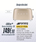 Grille-pain - Smeg dans le catalogue Proxi Confort