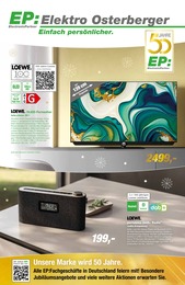 EP: Prospekt für Kaufbeuren mit 12 Seiten EP: Prospekt für Kaufbeuren: "EP: Elektro Osterberger. Einfach persönlicher.", 12 Seiten, 01.12.2023 - 16.12.2023