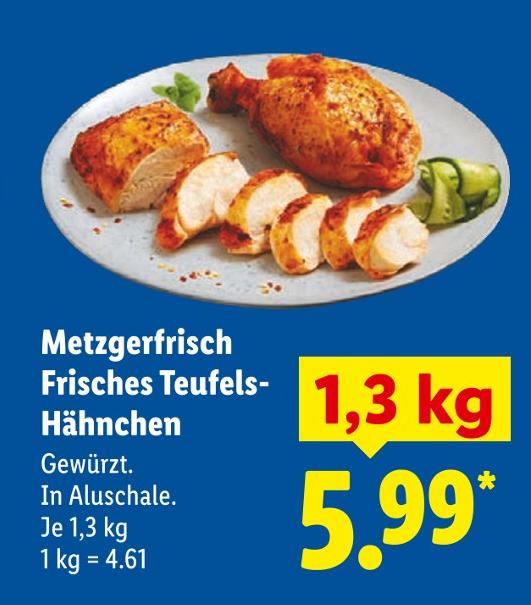 Frisches Teufels-Hähnchen