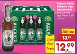 Büble Edelbräu oder Bayrisch Hell im Angebot bei Netto Marken-Discount in Finnentrop Büble Edelbräu oder Bayrisch Hell Angebote von Allgäuer bei Netto Marken-Discount Finnentrop für 12,99 €