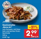 Geschnetzeltes „Gyros Art“ im Angebot bei Netto Marken-Discount in Peine Geschnetzeltes „Gyros Art“ Angebote von Gut Ponholz bei Netto Marken-Discount Peine für 2,99 €