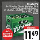 No. 1 Premium Pilsener, Alkoholfrei 0,0% im Angebot bei EDEKA in Bocholt No. 1 Premium Pilsener, Alkoholfrei 0,0% Angebote von Brinkhoff's bei EDEKA Bocholt für 11,49 €