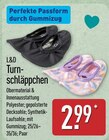 Turnschläppchen Angebote von L&D bei ALDI Nord Falkensee für 2,99 €