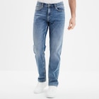 Jean stretch coupe regular denim double stone homme en promo chez La Halle Jean stretch coupe regular denim double stone homme dans le catalogue La Halle