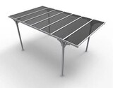 Brico Dépôt Saint-Memmie - Promo Carport en aluminium toit plat Promo Carport en aluminium toit plat à 799,00 € dans le catalogue Brico Dépôt à Saint-Memmie