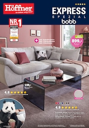 Wohnzimmer Angebot & Preis im aktuellen Höffner Prospekt Wohnzimmer Angebot im aktuellen Höffner Prospekt auf Seite 1