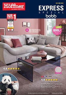 Couch im Höffner Prospekt "EXPRESS SPEZIAL" mit 8 Seiten (Mannheim)