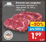 Entrecote vom Jungbullen Angebote von Gut Ponholz bei Netto Marken-Discount Mülheim für 1,99 €