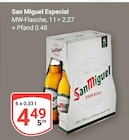 GLOBUS Weischlitz - San Miguel Especial Angebot im Prospekt San Miguel Especial bei GLOBUS im Weischlitz Prospekt für 4,49 €