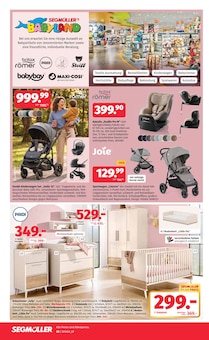 Kinderwagen im Segmüller Prospekt "Zum Glück gibt’s Segmüller - Glück hat seinen Lieblingsplatz" mit 36 Seiten (Ulm)