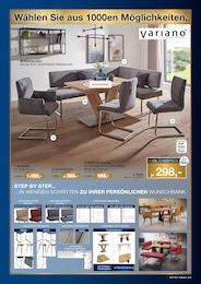 Möbel Inhofer Eckbank im Prospekt 