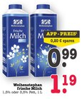 Aktuelles Frische Milch 1,5% Fett Angebot bei E center in Wiesbaden ab 0,99 €