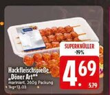 Hackfleischspieße „Döner Art“ im Angebot bei EDEKA in Ravensburg Hackfleischspieße „Döner Art“ Angebote bei EDEKA Ravensburg für 4,69 €