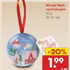 Weihnachtskugeln im Angebot bei Netto Marken-Discount in Wilhelmshaven Weihnachtskugeln Angebote von Windel bei Netto Marken-Discount Wilhelmshaven für 1,99 €