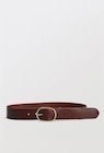 Ceinture 4 cm en cuir en promo chez Monoprix Margaret Ceinture 4 cm en cuir dans le catalogue Monoprix Margaret