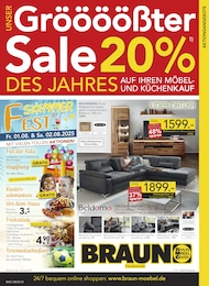 BRAUN Möbel-Center Prospekt für Egenhausen: "Gröööößter Sale des Jahres!", 20 Seiten, 30.07.2025 - 26.08.2025