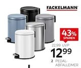Pedal-Abfalleimer „Milano“ im Angebot bei XXXLutz Möbelhäuser in Beckum Pedal-Abfalleimer „Milano“ Angebote von Fackelmann bei XXXLutz Möbelhäuser Beckum für 12,99 €