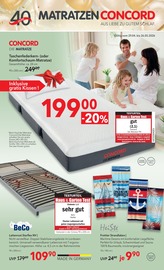 Aktueller Matratzen Concord Prospekt mit Matratze, "AUS LIEBE ZU GUTEM SCHLAF", Seite 1