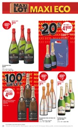 Prix et réduction Champagne dans le prospectus Casino Supermarchés en cours Offre Champagne dans le catalogue Casino Supermarchés du moment à la page 20