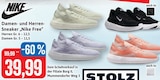 Aktuelle Schuhe Angebote bei Kaufhaus Stolz in Lübeck Aktuelles Nike Free Damen-Sneaker Angebot bei Kaufhaus Stolz in Lübeck ab 39,99 €