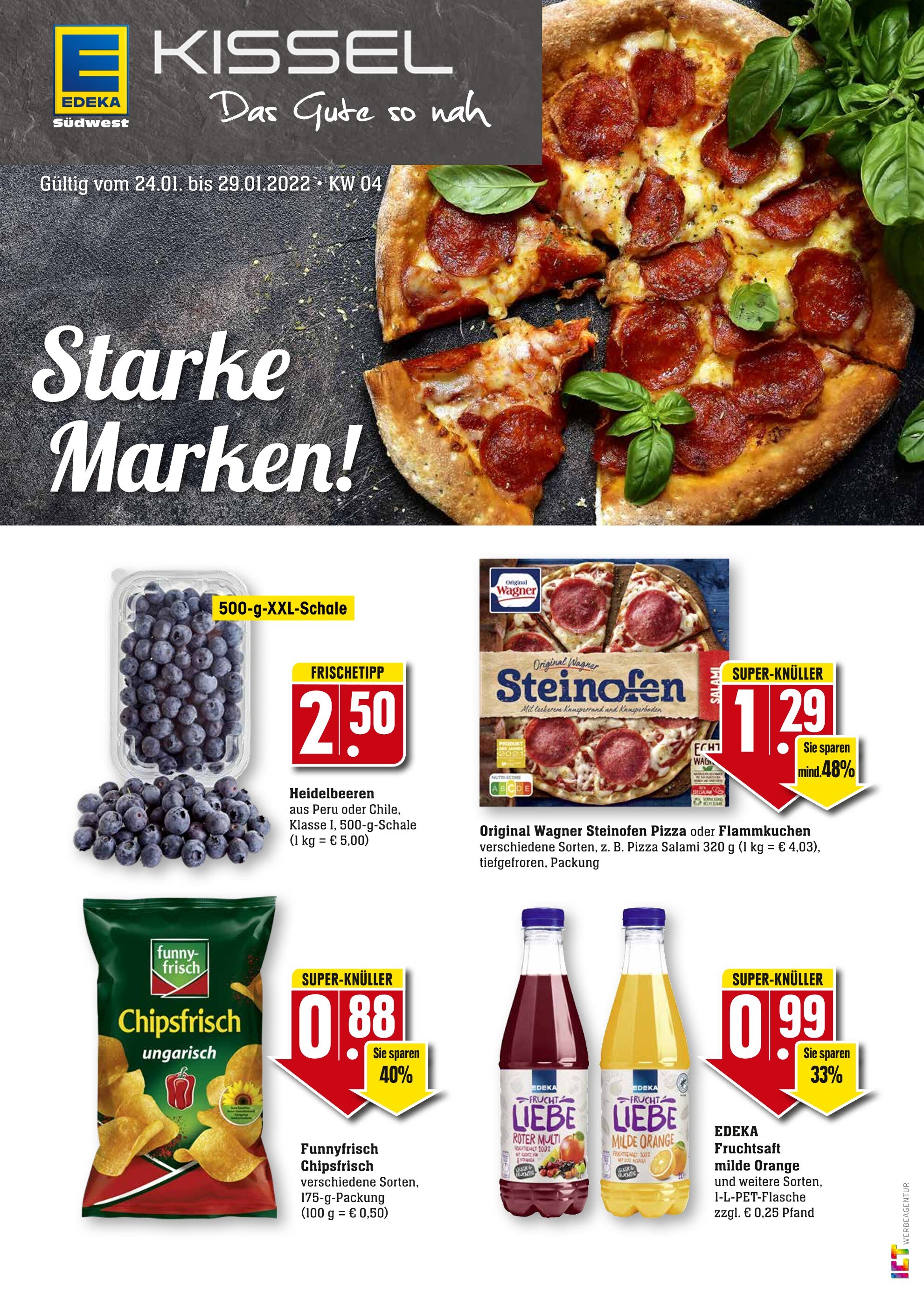 EDEKA Prospekt für Maikammer mit 12 Seiten EDEKA Prospekt für Maikammer: "Top Angebote", 12 Seiten, 24.01.2022 - 29.01.2022