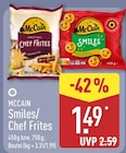 Smiles von McCain für 1,49 € bei ALDI Nord im Angebot Smiles von McCain im aktuellen ALDI Nord Prospekt