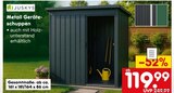 Metall Geräteschuppen im Angebot bei Netto Marken-Discount in Regensburg Metall Geräteschuppen Angebote von Juskys bei Netto Marken-Discount Regensburg für 119,99 €