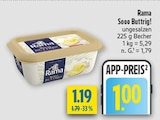 Sooo Buttrig! ungesalzen Angebote von Rama bei diska Weiden für 1,00 €