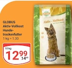Aktiv-Vollkost Hundetrockenfutter bei GLOBUS im Prospekt "" für 12,99 €