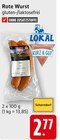 Rote Wurst Angebote bei E center Filderstadt für 2,77 €