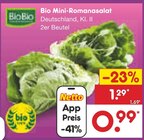 Bio Mini-Romanasalat im Netto Marken-Discount Prospekt Bio Mini-Romanasalat von BioBio im aktuellen Netto Marken-Discount Prospekt für 0,99 €