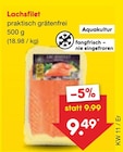 Lachsfilet Angebote bei Netto Marken-Discount Gotha für 9,49 €