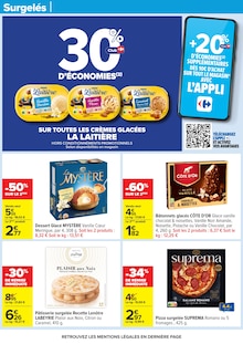 Promotion Poisson surgelé dans le prospectus Carrefour, valable du 24/03/2026 au 06/04/2026 Promo Poisson surgelé dans le catalogue Carrefour du moment à la page 57