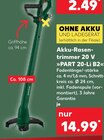 Kaufland Meiningen - Akku-Rasentrimmer 20 V »PART 20-Li B2« Angebot im Prospekt Akku-Rasentrimmer 20 V »PART 20-Li B2« bei Kaufland im Meiningen Prospekt für 14,99 €