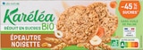 Sablés bio épeautre noisette réduits en sucre - KARELEA à 0,73 € dans le catalogue Intermarché Super