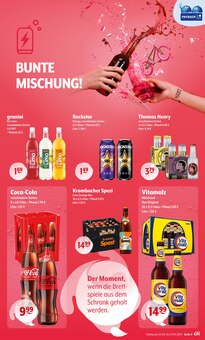 Coca Cola im Getränke Hoffmann Prospekt "Aktuelle Angebote" mit 8 Seiten (Oranienburg)