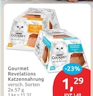 Revelations Katzennahrung von Gourmet für 1,29 € bei budni im Angebot Revelations Katzennahrung von Gourmet im aktuellen budni Prospekt