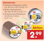 Gewebe-Klebeband Angebote von 3M bei Netto Marken-Discount Saarbrücken für 2,99 €