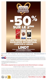 Prix et réduction Chocolat dans le prospectus Carrefour Market en cours Offre Chocolat dans le catalogue Carrefour Market du moment à la page 2