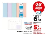 Agenda - Quo Vadis en promo chez Hyper U Rouen à 5,59 €