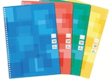 Cahier A4 reliure intégrale 100 pages grands carreaux - DOMÉDIA dans le catalogue Intermarché Super