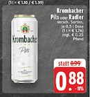Pils Angebote von Krombacher bei E center Bocholt für 0,88 €