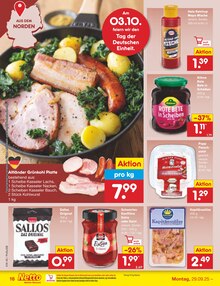 Fleisch im Netto Marken-Discount Prospekt "Aktuelle Angebote" mit 58 Seiten (Ingolstadt)