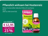 Hustenstiller Isländisch Moos Erwachsene Angebote von Stilaxx bei mea - meine apotheke Bietigheim-Bissingen für 12,95 €