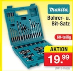 Bohrer- u. Bit-Satz Angebote von Makita bei Zimmermann Lingen für 19,99 €